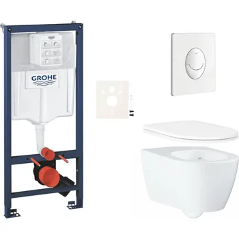 Klozet Grohe Závěsný wc set do lehkých stěn / předstěnová montáž Essence SIKOGRSESSASH0
