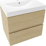 Naturel Koupelnová skříňka s umyvadlem Verona 60x50x45,5 cm světlé dřevo mat VERONA60SDU1