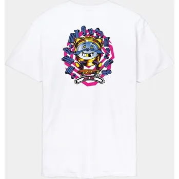 Pánské tričko SANTA CRUZ triko - Grabke All Around Stack White (WHITE) velikost: M