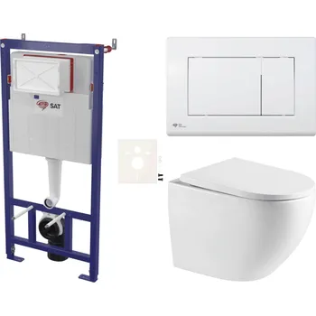 Klozet Siko Závěsný wc set do lehkých stěn / předstěnová SAT SSREX6720K