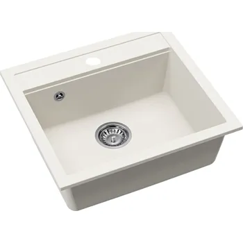 Nerezový dřez Swiss aqua technologies Dřez SAT bílá SATSINKGQQ100W