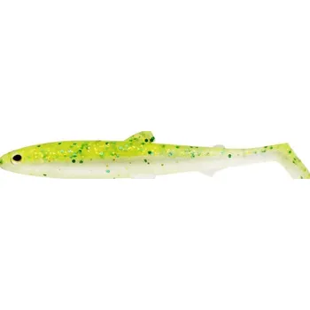 Rybářský háček Gumová Nástraha Westin Bullteez Shadtail 12,5cm 16gr Sparkling Chartreuse