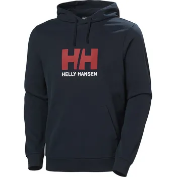Pánské oblečení Pánská Mikina HELLY HANSEN HH LOGO HOODIE 2.0 30394_597 – Tmavě modrá S