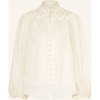 Dámská halenka Zimmermann Dámská Halenka Coco S Děrovanou Krajkou, krémová, 40