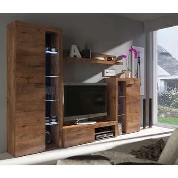 Obývací stěna FalcoNabytek Obývací stěna Rizo dub lefkas