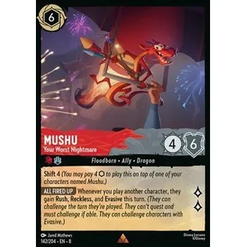 Karetní hra Mushu 142/204 - Reign of Jafar Typ karty: Standard