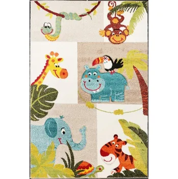 Koberec Vopi Dětský koberec Jasper Kids 21620-760 beige (Varianta: 80 x 150 cm)