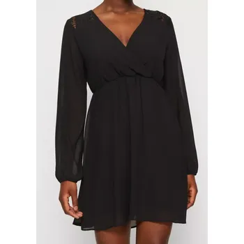 Dámské šaty Černé šaty s krajkou VILA (Dámské šaty v černé barvě značky Vila)