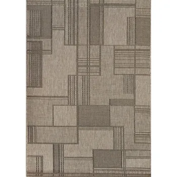 Vopi Kusový koberec Level 20632 silver/black (Varianta: 120 x 170 cm)