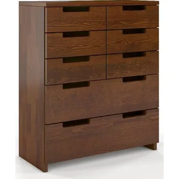 Komoda Skandica Komoda SPECTRUM 8 šuplíků, borovice (Barva: Ořech)