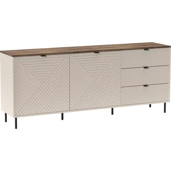 Komoda Tempo Kondela Komoda, kašmír/dub castello, EYCO 2D3S