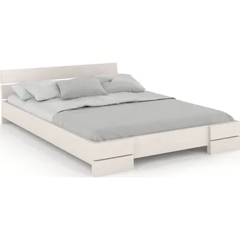 Postel Visby Dřevěná postel Sandemo, buk (Rozměr: 90x200 cm, Barva: Bílá)