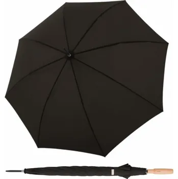 Deštník Doppler Nature Stick AC Simply black - EKO deštník