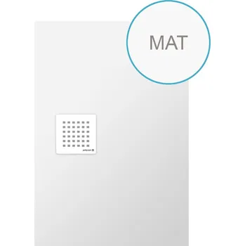 Sprchová vanička Polysan FLEXIA vanička z litého mramoru s možností úpravy rozměru, 110x100cm, bílá mat