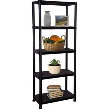 Obývací pokoj Tempo Kondela Regál, černá, ROMEN