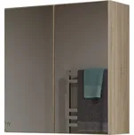 FalcoNabytek Koupelnová skříňka se zrcadlem Pema 2D dub sonoma