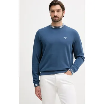 Pánská mikina Bavlněná mikina Barbour ROSFORD MOL0700 námořnická modř 59X, vel. XXL