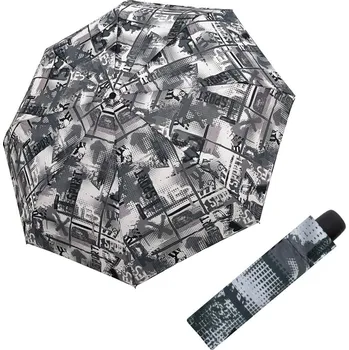 Deštník Derby Hit Mini Youth Black a White - dámský skládací deštník