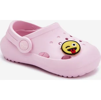 Dívčí obuv Dětské Pěnové Pantofle S Potiskem LEMIGOSE 880 Barva: Růžová, Velikost: 31/32