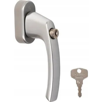 Okenní klika Okenní klika Hoppe Luxembourg Secustik + Secu100 s klíčem, provedení F1