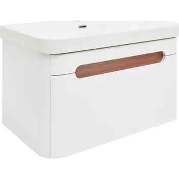 Ložnice Swiss aqua technologies Koupelnová skříňka s umyvadlem SAT Fusion 77,5x43x45 cm bílá matná mat SATFUSION80WMW