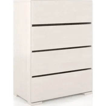 Komoda Visby Komoda Sandemo 4S80, 80 cm, buk (Barva: Bílá)