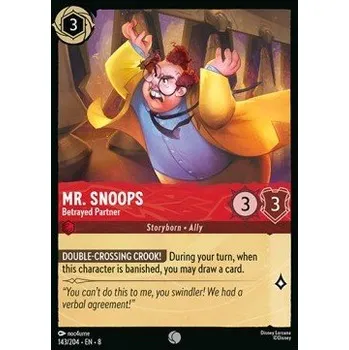 Sběratelská karetní hra Mr. Snoops 143/204 - Reign of Jafar Typ karty: Standard