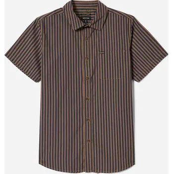 Pánské tričko BRIXTON triko - Charter Print S/S Wvn Washed Blue/Sunnaked Stripe (WHBSS) velikost: S