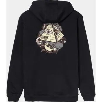 Pánská mikina SANTA CRUZ mikina - Knibbs Invasion Hand Hood Black (BLACK)