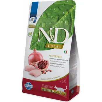 Krmivo pro kočku N&d Krmivo Cat Prime Neutered Chicken & Pomegranate 1,5kg