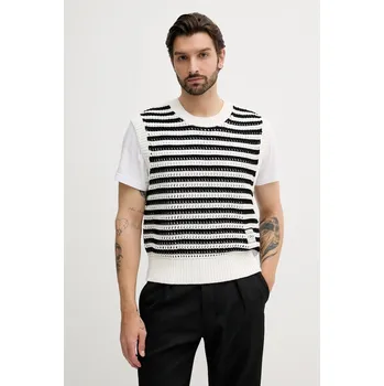 Pánská bunda Bavlněná vesta Tommy Hilfiger x F1 THE MOVIE MW0MW41385 černá 99X, vel. L