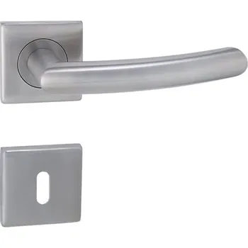 Dveřní kování Naturel Klika NERO HR broušená nerez dozický BB NEROMPHRBN