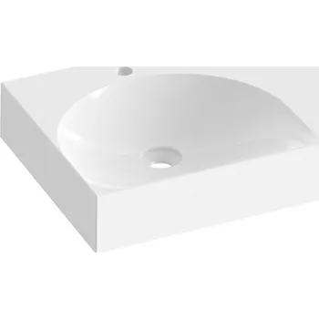 Umyvadlo Ravak Umyvadlo Lite 60x45 cm otvor pro baterii, bez přepadu XJXP1260000