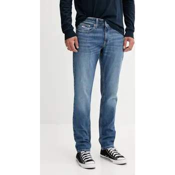 Džíny Tommy Jeans pánské, modrá barva, DM0DM21052 55J, vel. 33/32