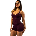 Dámské tričko Nebbia STRONG BEAUTY Body-Enhancing Workout Jumpsuit 427 dark red L