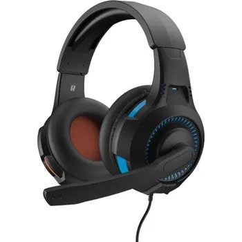 Sluchátka Hyperkin "SoundTac" Universal Gaming Headset (Blue Orange) M07222-BUOR Černá