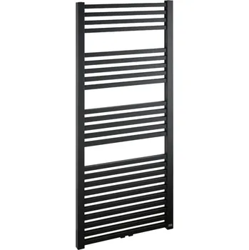 Radiátor Siko Radiátor kombinovaný Isan Quadrat 150,5x60cm středové připojení černá matná DQUA15050600CSMS