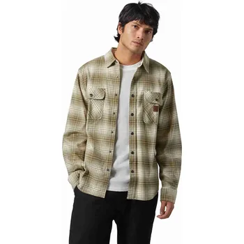 Pánská košile BRIXTON košile - Builders Bowery Str Wr Flannel Pine Needle/Sunbaked (PNDSBK)