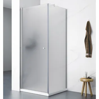 Aqualine PILOT čtvercový sprchový kout 800x800 mm, sklo Brick