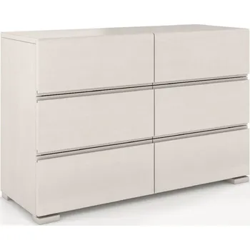 Komoda Skandica Komoda VESTRE 6, borovice (Barva: Bílá)