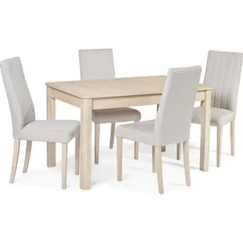 Jídelní set Rozkládací jídelní set - stůl HUGO rozklad + židle Diego 3 - doprava zdarma - SLEVA 3% s kodem radost25