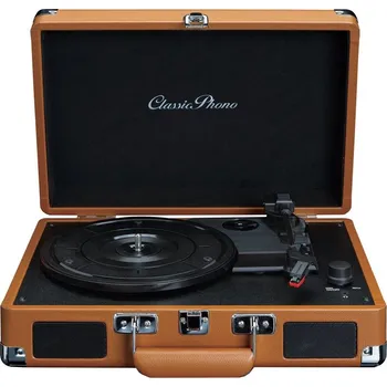 Audio Gramofon Lenco TT-10BN, hnědý