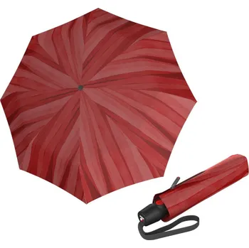 Deštník Knirps T.200 Medium Duomatic Soft Scarlet - elegantní plně automatický deštník