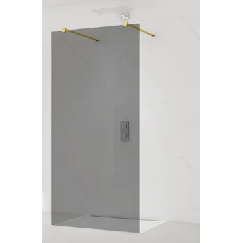 Swiss aqua technologies Sprchová zástěna Walk-in 140 cm SAT v barvě profilu zlatá SATBWI140KSZAVZ
