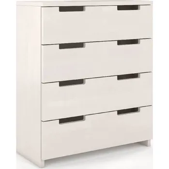 Komoda Skandica Komoda SPECTRUM 4 šuplíky, buk (Barva: Bílá)