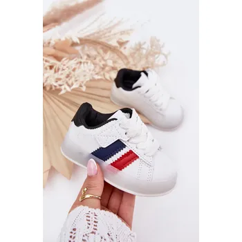 Dívčí tenisky Sportovní Boty Tenisky Dětské S Svítící Podešví - Arielle Barva: Bílá, Velikost: 32