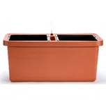Plastia Velkoobjemový truhlík Berberis DUO 80 cm - terakota