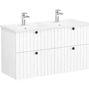 Šatní skříň Vitra Koupelnová skříňka s umyvadlem Root 120x67x46 cm bílá mat ROOTG120WINTS