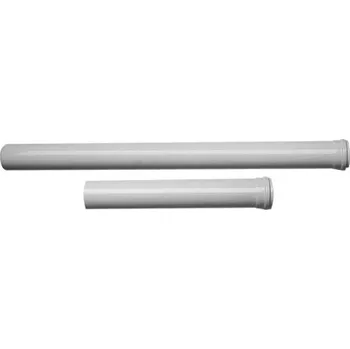 Kouřovod Baxi trubka pro dělené odkouření 80mm, 1000mm, lakovaná