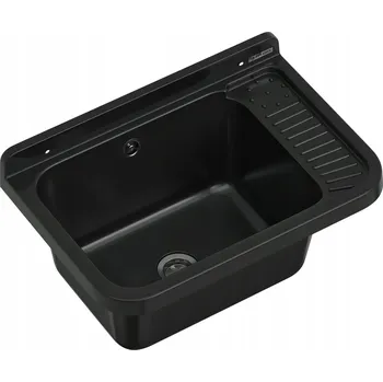Umyvadlo Zahradní umyvadlo NEO 51x34 černé Technický dřez